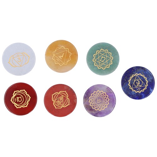 Chakra multistone pyramid - chakra,