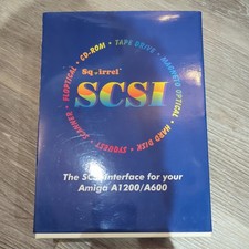 Squirrel SCSI Interface For Amiga A1200/A600 - Complete with manuals + disks