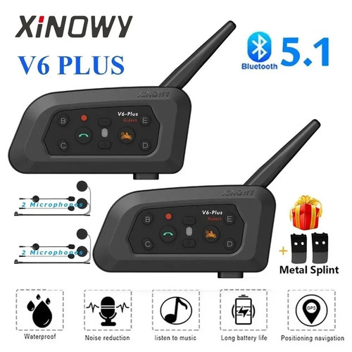 Pro motorcycle intercom - 2x,