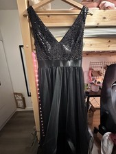 Shein Prom Dress Black Size 8