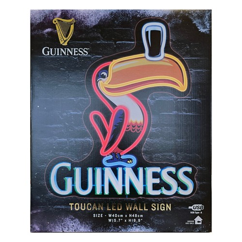 Guinness toucan design - design, led