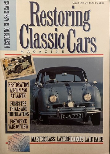 Restoring classic cars - cars, aug