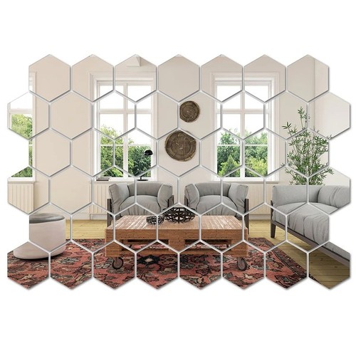 45pcs hexagon mirror - 45pcs,