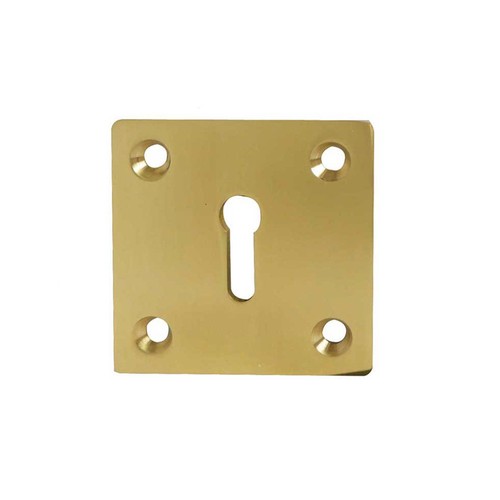 Open square keyhole cover - open,