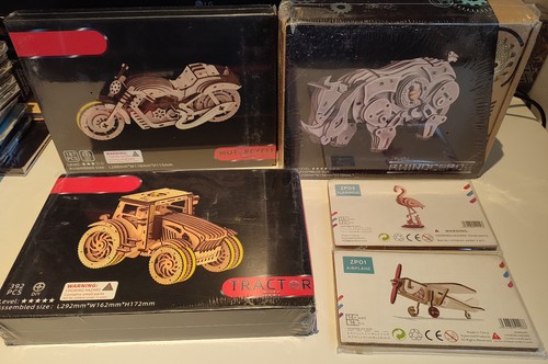 Choice wooden model kits - 5,