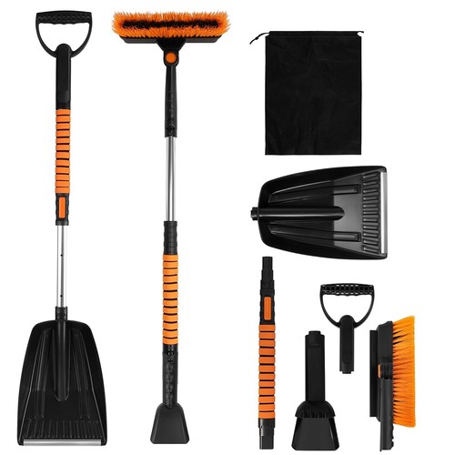 Ice scraper and - 5-in, 1