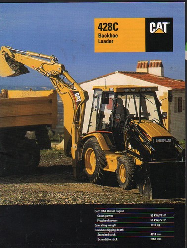 Caterpillar 428c tractor - caterpillar, "428c"