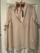 Mint Velvet New Shirt, L, Pale