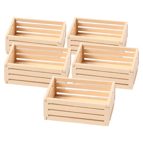 Pcs small wooden crates - wooden, mini