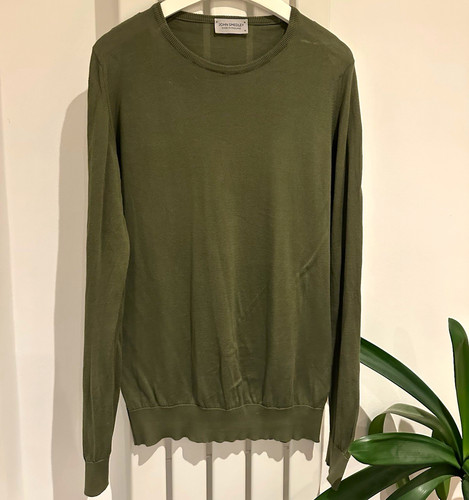 John smedley medium khaki - khaki, sea