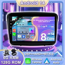 ★6G+128G★Car Stereo For Mitsubishi Pajero Sport 2 L200 2009-14 Android14 GPS Sat Nav