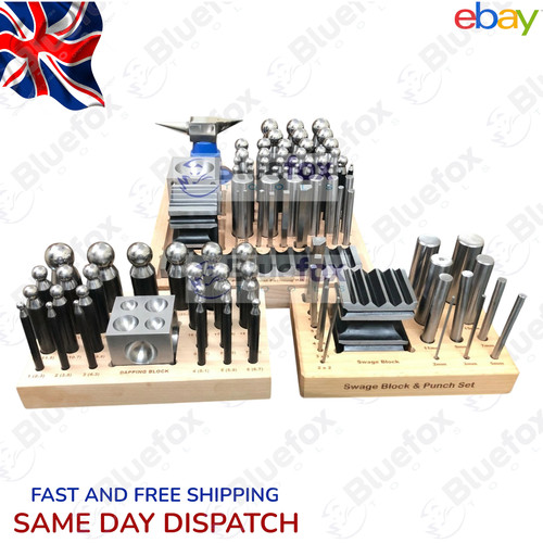 Doming block and punch set - and,
