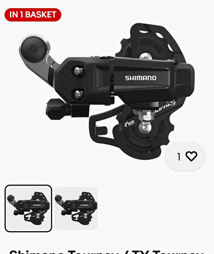 Shimano tourney ty200 rear - tourney,
