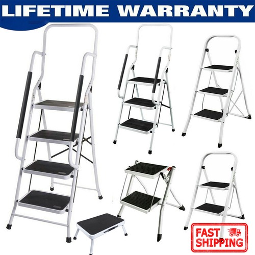 Folding step ladder safety - folding,