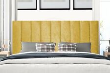 Aero Panel Crushed Velvet Headboards For Divan Beds