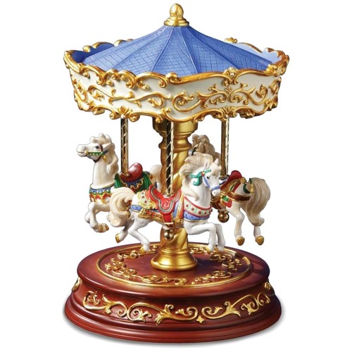 Vintage style resin carousel - style,