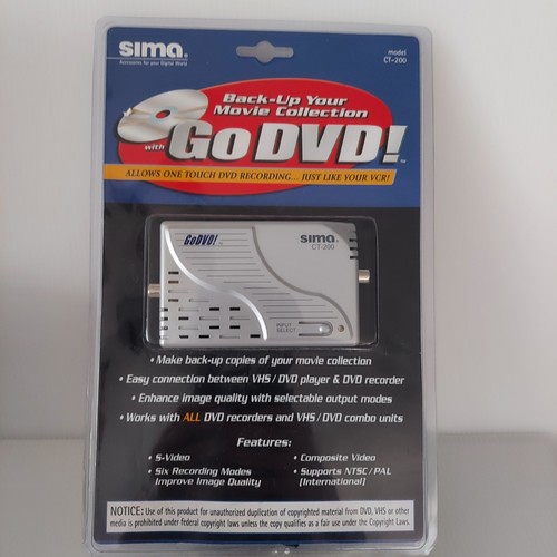 New sima dvd ct 200 - new, go