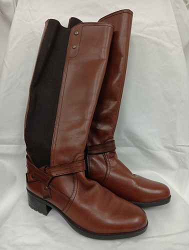 Pavers brown leather thigh - pavers,