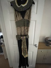 Ladies Cleopatra Egyptian Fancy Dress Size 18/20 Worn Once