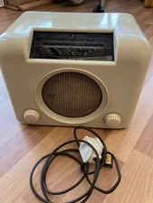1950s Vintage Bush DAC90A Valve Radio In Ivory Bakelite - Untested