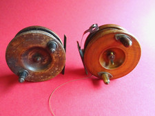 A PAIR OF ANTIQUE WOODEN