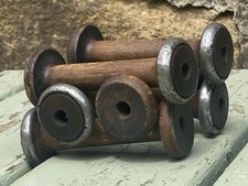 Vintage Bobbins , Antique Bobbins, Antique Spools,vintage Reels,Wood Bobbins #2