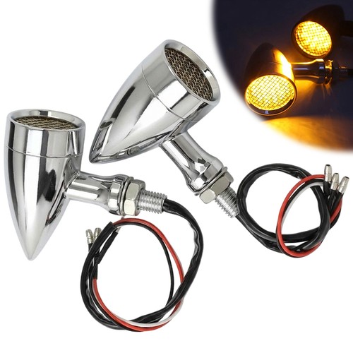 2pcs motorcycle chrome metal - 2pcs,