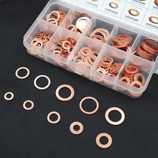 200 Pcs 9 Sizes Solid Copper