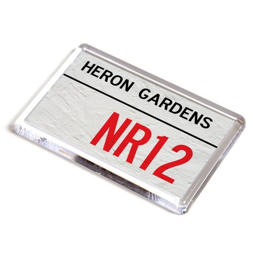 Fridge magnet heron gardens - -,