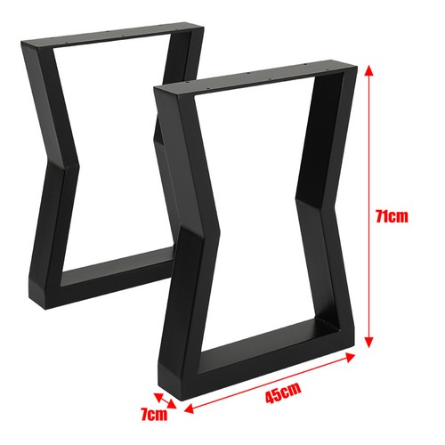 2pcs industrial steel table - 2pcs,