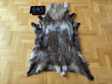 Luxurious Reindeer Hide Skin 146x105 cm Scandinavian Rug Prime Quality Real #643