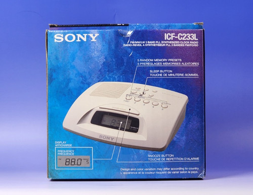 Sony icf c233l - fm/mw/lw, alarm