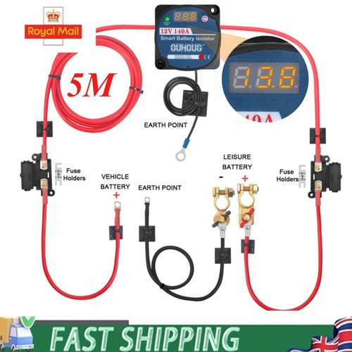 Heavy duty split charge - split, relay