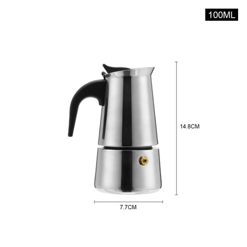 Stainless steel coffee maker - stainless,