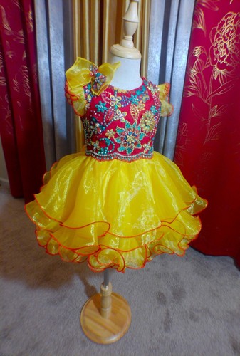 Toddler girl organza - organza, pageant