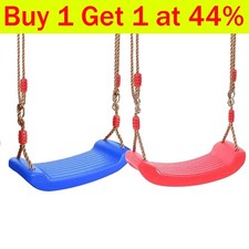 Kids Outdoor Swing Seat Toy Adjustable Rope Garden Playground Hanging Chair UK