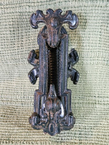 Antique cast iron - iron, knocker