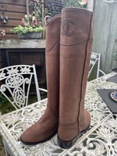 Vtg. Chanel CC Tan Matt