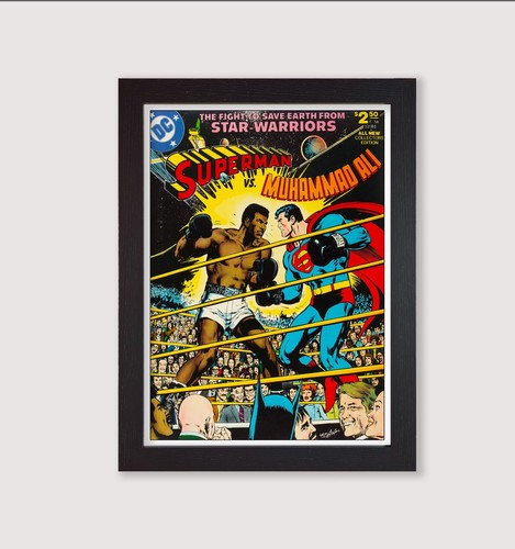 Framed superman muhammad - framed,