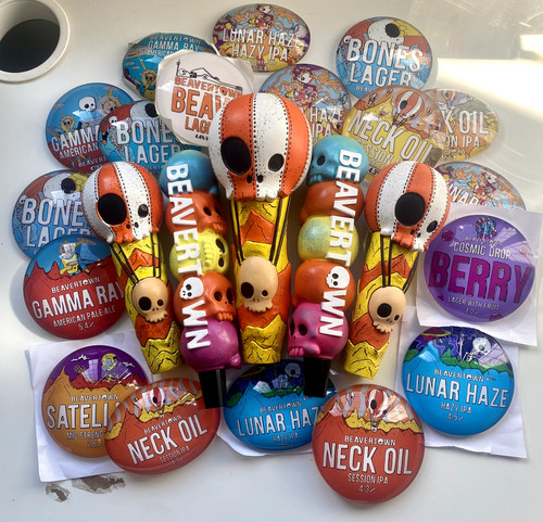Beavertown branding badges - branding,