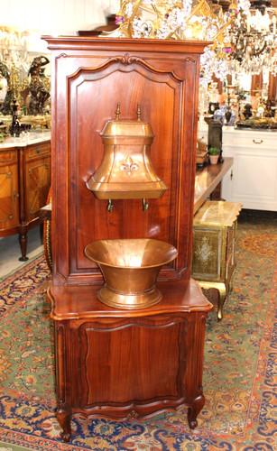 French antique walnut louis - walnut, xv