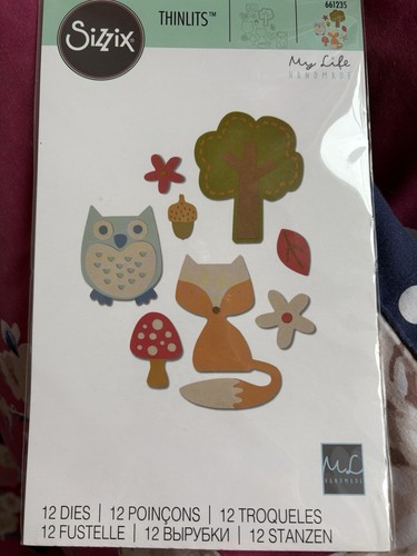 Sizzix thinlits woodland - thinlits, 12