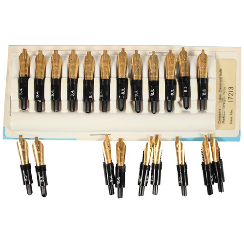 Osmiroid nibs 22k gold plated - osmiroid,