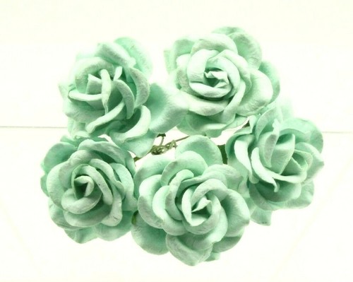 Mulberry paper curly roses - mulberry,