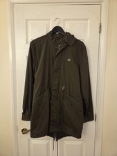Fred Perry Men's Brown Parka