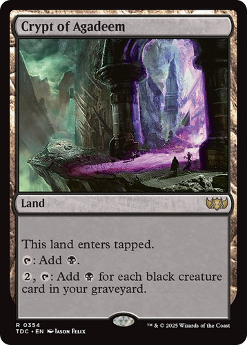 Mtg crypt agadeem tdc - agadeem, ~