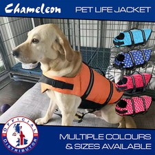 Dog Life Jacket Pet Safety Swimming Float Adjustable Buoyancy Aid 409 sold