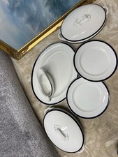 JHW And Sons Dinner Set 2 Plates 2 Bowls With Lids Large Serving Plate And Jug