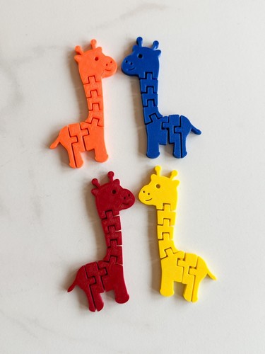 Printed flexi giraffe set - 3d,