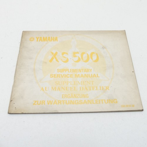 Genuine yamaha 500 - yamaha, xs